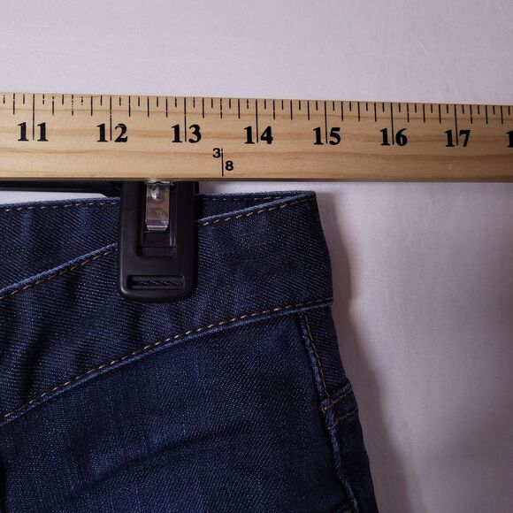 Hugo Boss Jeans Mens 31/32 Dark Wash Orange Regular Fit Button Fly - Picture 11 of 16